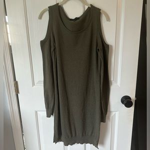 Sanctuary Olive Green Sweater Dress
